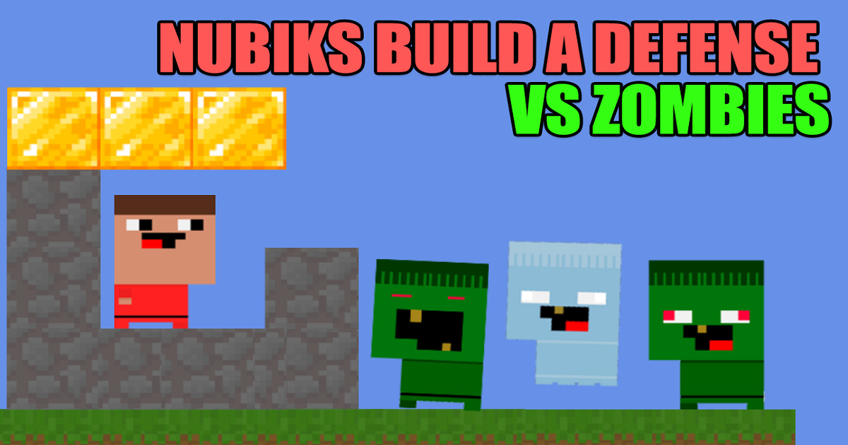 Image Nubiks build a defense vs zombies